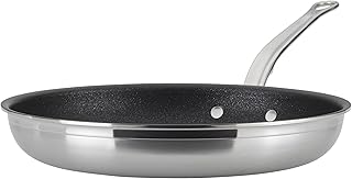 Hestan ProBond Forged TITUM - Professional Clad Stainless Steel, Nonstick, Frying Pan, (12.5-Inch), Induction Compatible, Made without PFOAs