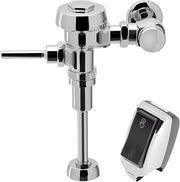 Royal 186 Urinal Flushometer, 3012636 & Sloan EBV-200-A Retrofit, 3325201 Bundle - Fixture Connection Top Spud, 1.0 GPF Manual Flush Valve, Exposed Side Mount Sensor, 72 Hour Sentinel Flush