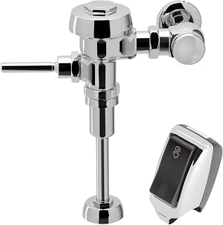 Royal 186 Urinal Flushometer, 3012636 & Sloan EBV-200-A Retrofit, 3325201 Bundle - Fixture Connection Top Spud, 1.0 GPF Manual Flush Valve, Exposed Side Mount Sensor, 72 Hour Sentinel Flush