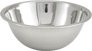 Winco 3 qt Stainless Steel Mixing Bowl | Dishwasher safe, All purpose, True capacity sizing, Restaurant service, Great for Salads, Sides, Pasta and Shared Dishes