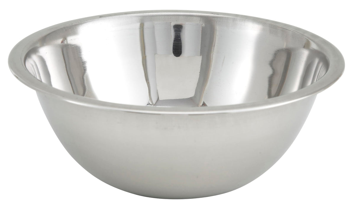 4 qt Stainless Steel Mixing Bowl by Winco – 4 Quart, Stainless Steel, Model MXB-400Q