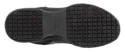 Womens Black Charlotte MaxTrax Soft Toe SRO Slip-On Athletic 7.0 M by SR Max – 7, Leather, Black, Model SRM140