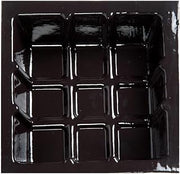 Sasa Demarle Bar Flexipan - Black Chocolate Bar Mold - Silicone and Fiberglass - Rectangular Prism