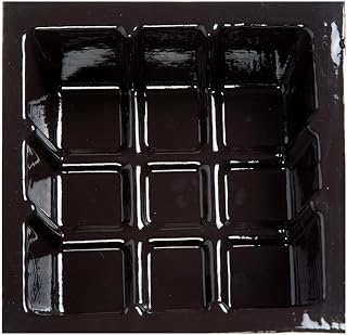 Sasa Demarle Bar Flexipan - Black Chocolate Bar Mold - Silicone and Fiberglass - Rectangular Prism