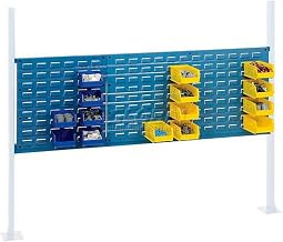 Global Industrial 18" W and 36" W Louver Mounting Kit for 60" W Workbench - Blue