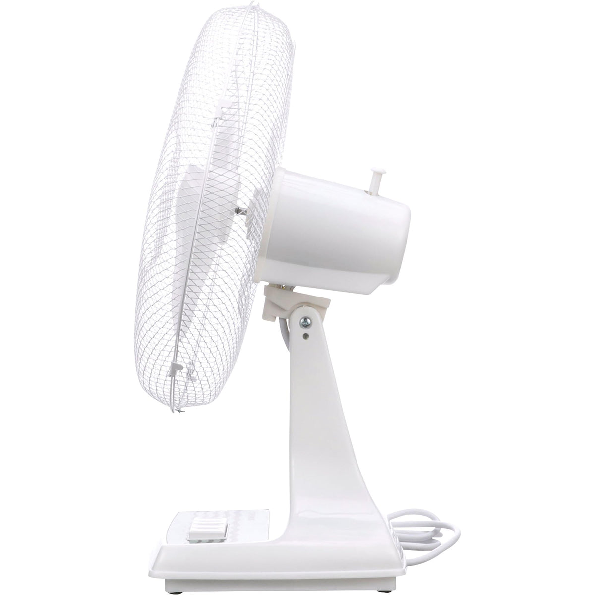 Oscillating Office Fan by TPI – 2, Plastic, White, Model ODF-16