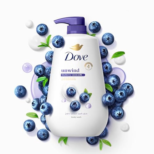 Dove 30.6 Fl Oz (Pack of 3) / Blueberry / Azul Body Washes