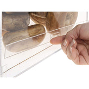 Self Service Bakery Bin - 12" L x 12 1/2 W x 12" H by HUBERT – Plastic, Clear, Model BM1B