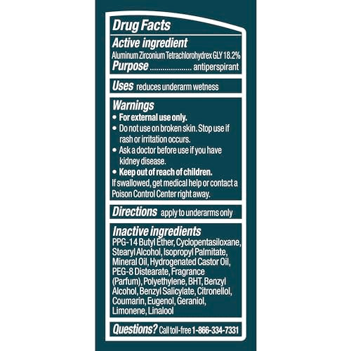 Degree 2.7 Ounce (Pack of 6) / Sport / GREEN Antiperspirant Deodorant