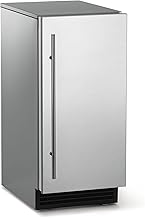 Scotsman SRCP035A-1SU Brilliance™ Undercounter Ice Machine, Stainless Steel, 35 lbs/Day, Extra-Large Cubes, Air Cooled