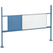18" W Pegboard and 36" W Whiteboard Mounting Kit for 72" W Workbench- Blue by Global Industrial – Blue, Model 319172BL