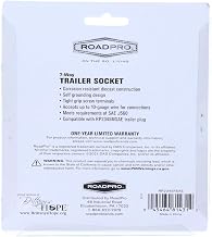 Roadpro Rp2345fsae 7-way Electrical Trailer Socket 7-pin Connector RP2345FSAE 7-way Electrical Trailer Socket 7-pin Connector