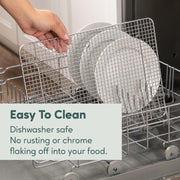 Ultra Cuisine Cooling Rack Set, Stainless Steel, 11.5 x 16.5 Inch, 2 Pack