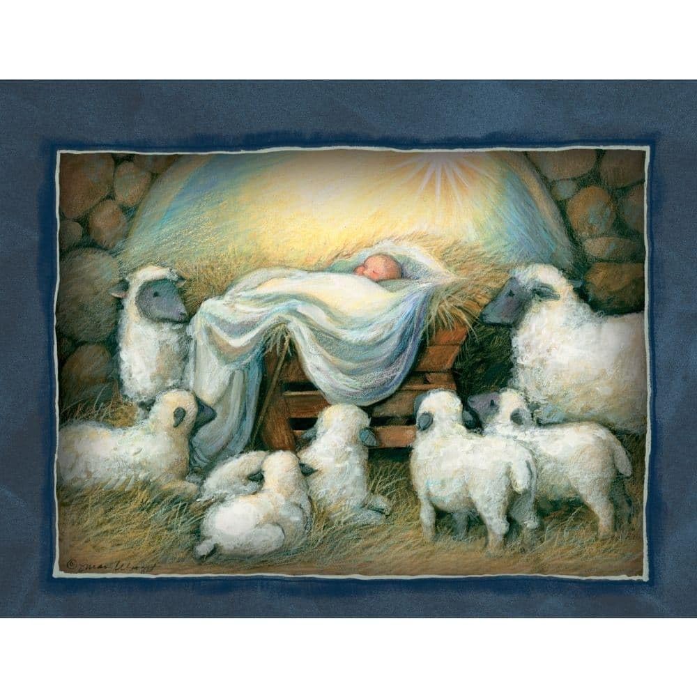 Nativity Assorted Christmas Cards by Susan Winget by Lang – 5.375" x 6.875", Paper, Multi, Model 1008105