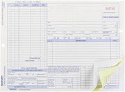 Rediform Auto Repair Polypack, Carbonless Triplicate Forms, 8.5" x 11.625", 50 Numbered Sheets (4P487)