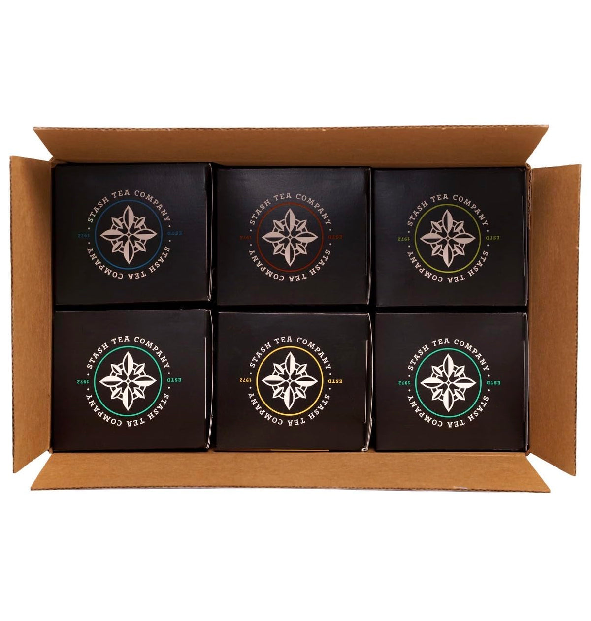 Tea - 6 Flavor Assorted Tea Collection - 30 Tea Bags Each by Stash – 30 Count (Pack of 6), Model 14206371