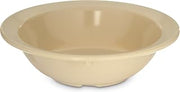 Carlisle FoodService Products Dallas Ware Reusable Plastic Bowl Fruit Bowl for Buffets, Home, and Restaurants, Melamine, 4.75 Ounces, Tan