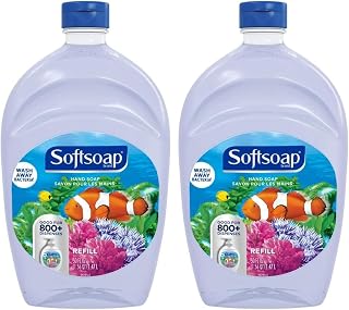 Softsoap Aquarium Liquid Hand Soap, Kitchen and Bathroom Hand Soap, 50 fl oz Refill (Pack of 2)