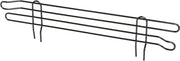 Nexel Wire Shelf Ledge, 24"W x 4"H, Black Epoxy