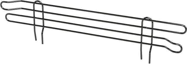 Nexel Wire Shelf Ledge, 24"W x 4"H, Black Epoxy