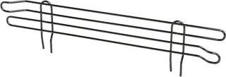 Nexel Wire Shelf Ledge, 24"W x 4"H, Black Epoxy