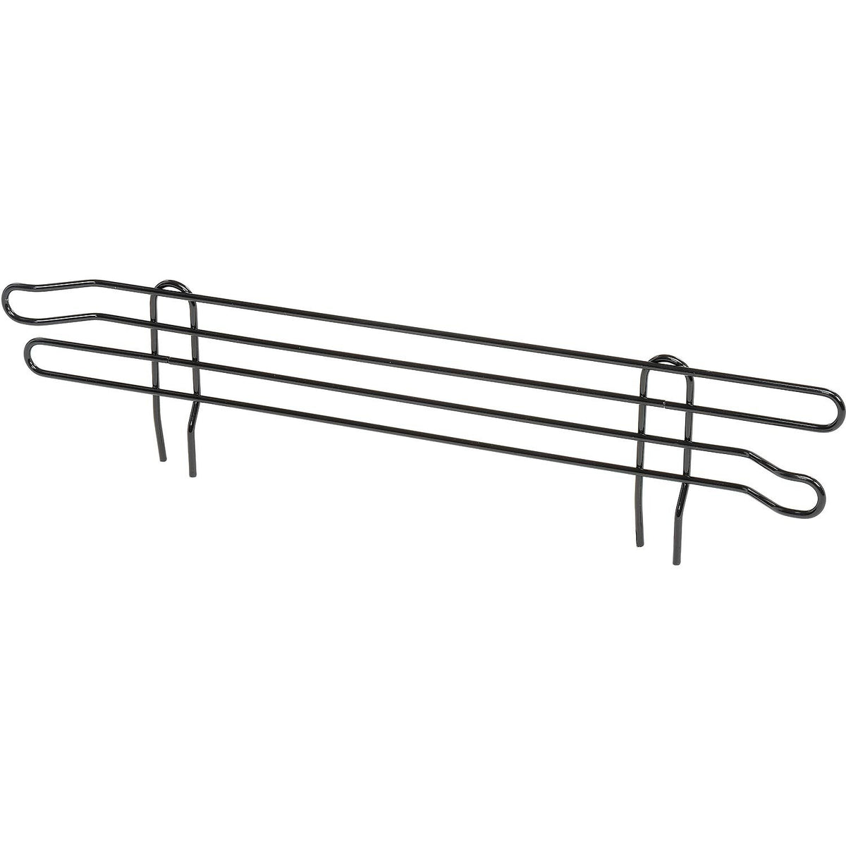Wire Shelf Ledge by Nexel – 18", Epoxy, Black Epoxy, Model AL418B