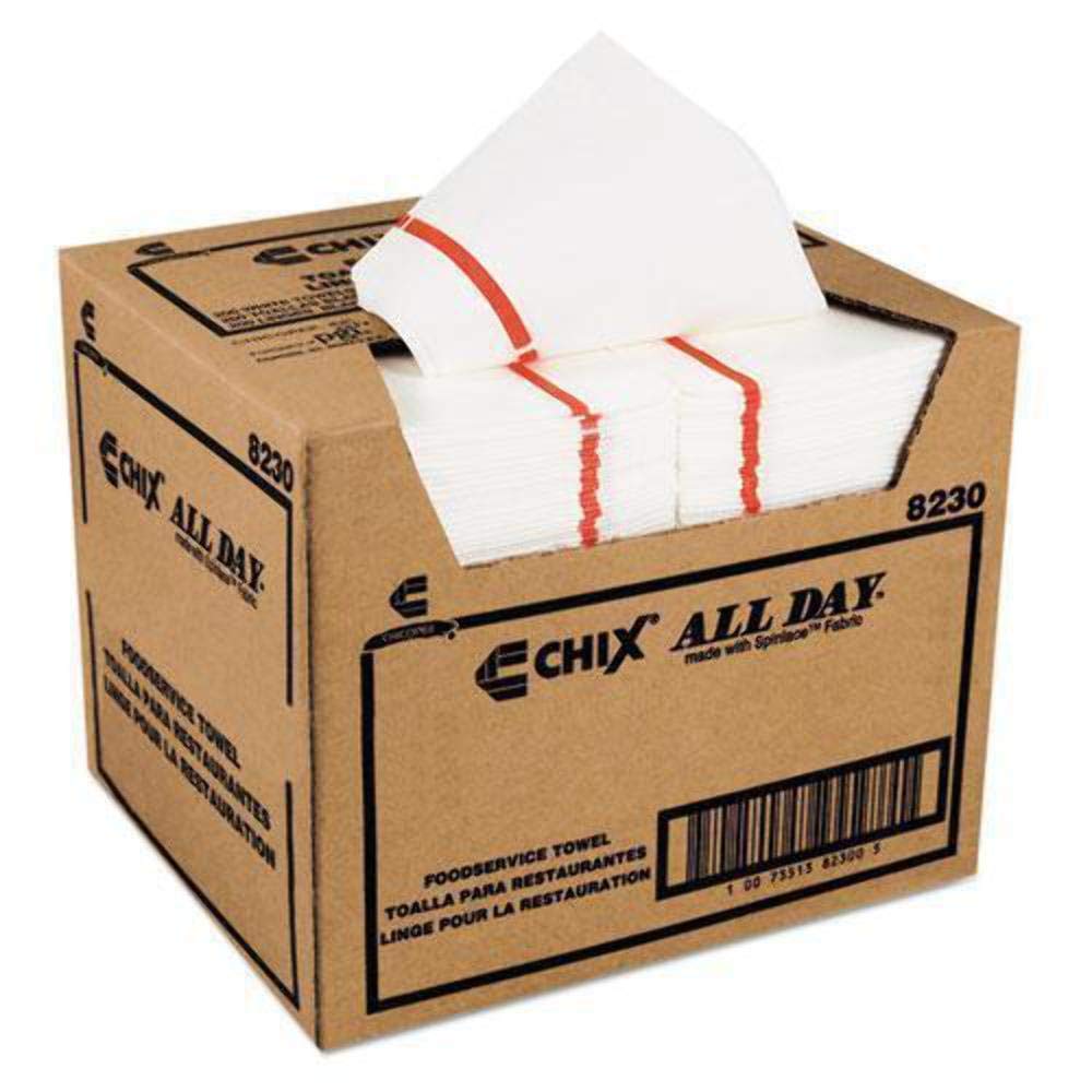 CHI8230 - Foodservice Towels by Chix – 200 Rolls (200 Sheets each), Polyester, Pack of 200