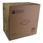Pulp 48 oz Square Container by Sabert – 48 oz., 48.0 ounces, Plastic, Natural, Pack of 300