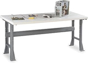Tennsco Fixed Leg Workbench, 60Wx36Dx33-1/2In H WB-1-3660P