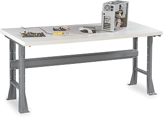 Tennsco Fixed Leg Workbench, 60Wx36Dx33-1/2In H WB-1-3660P