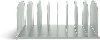 Safco Onyx Desk Organizer with 8 Vertical Sections, File Organizer for Home, Office, Classroom & More, Steel Mesh Construction