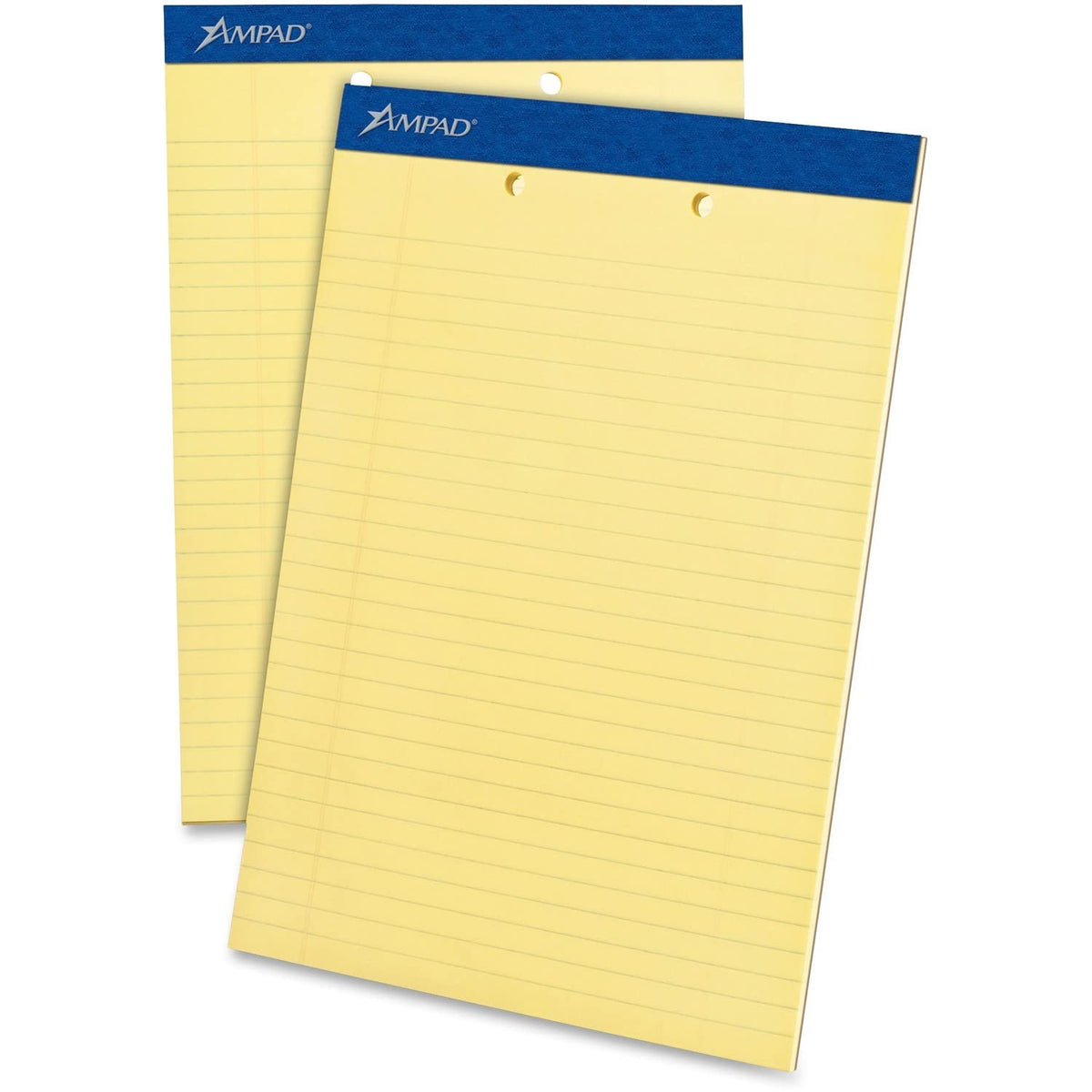 TOP20224 - Perforated Ruled Pads by Ampad – paper, Yellow, Model 33527