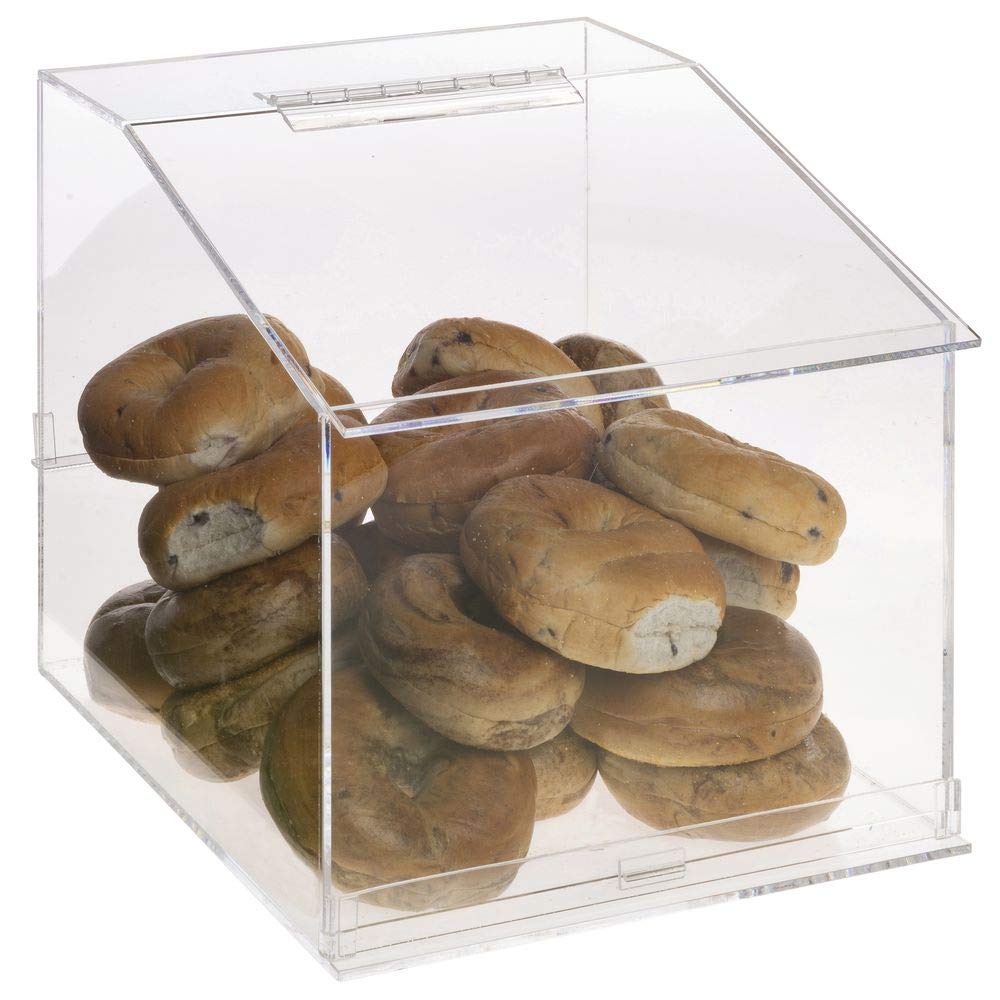 Self Service Bakery Bin - 12" L x 12 1/2 W x 12" H by HUBERT – Plastic, Clear, Model BM1B