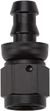 Pushlock Hose End Black Straight -16