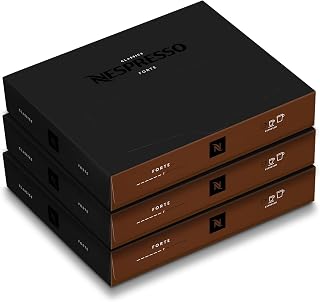 Nespresso Professional Coffee Capsules, Forte Coffee Bundle, 150-Count Capsules *not compatible with Vertuo or Original machines