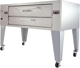 Liquid Propane Bakers Pride Y-600BL Super Deck Y Series Lightening Brick Lined Gas Single Deck Pizza