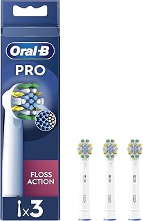 Oral-B Pro Floss Action Replacement Heads, White, 3 Spare Parts