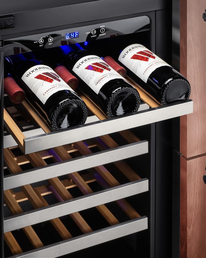 Summit 36” Wine Cellar and Two Drawer Refrigerator Combination by Summit Appliance – 36", 0 cubic_feet, Panel Ready, Model ADRWC36