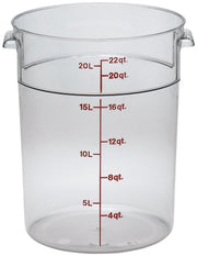 Cambro 22 QT / Clear / 20.8 liters Containers