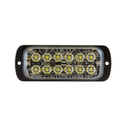 Buyers Products Thin Dual Row 4.5 Inch Clear LED Strobe Light by Buyers Products Company – .26 x 4.38 x 1.18, Stainless Steel, Clear, Model 8892601