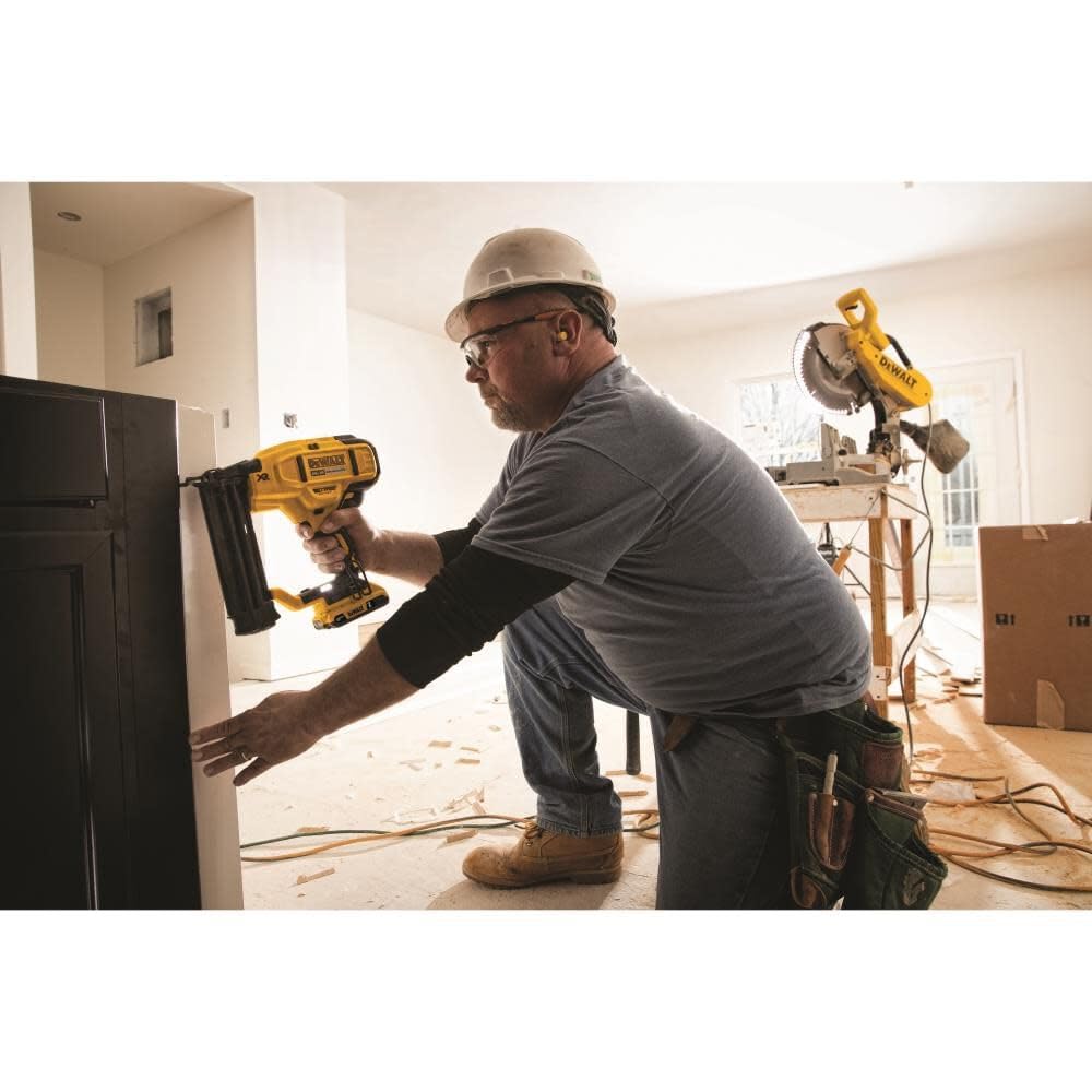 20V MAX* XR® 18 GA Cordless Brad Nailer (Tool Only) by DEWALT – One Size, Steel, Black, Yellow, Model DCN680B
