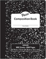 Pacon PACMMK37145 Unruled Compositon Book