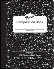 Pacon PACMMK37145 Unruled Compositon Book