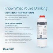 Genuine WaterSentry High Capacity Replacement Filter by Elkay – 1 Count (Pack of 1), Plastic, White, Model 51600C