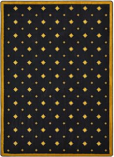 Joy Carpets Any Day Matinee Walk of Fame Theater Area Rug, Black