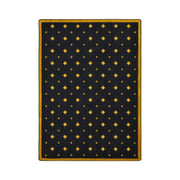 Any Day Matinee Walk of Fame Theater Area Rug by Joy Carpets – 7'8" x 10'9" (Rectangular), Nylon, Black, Model 1667D-01