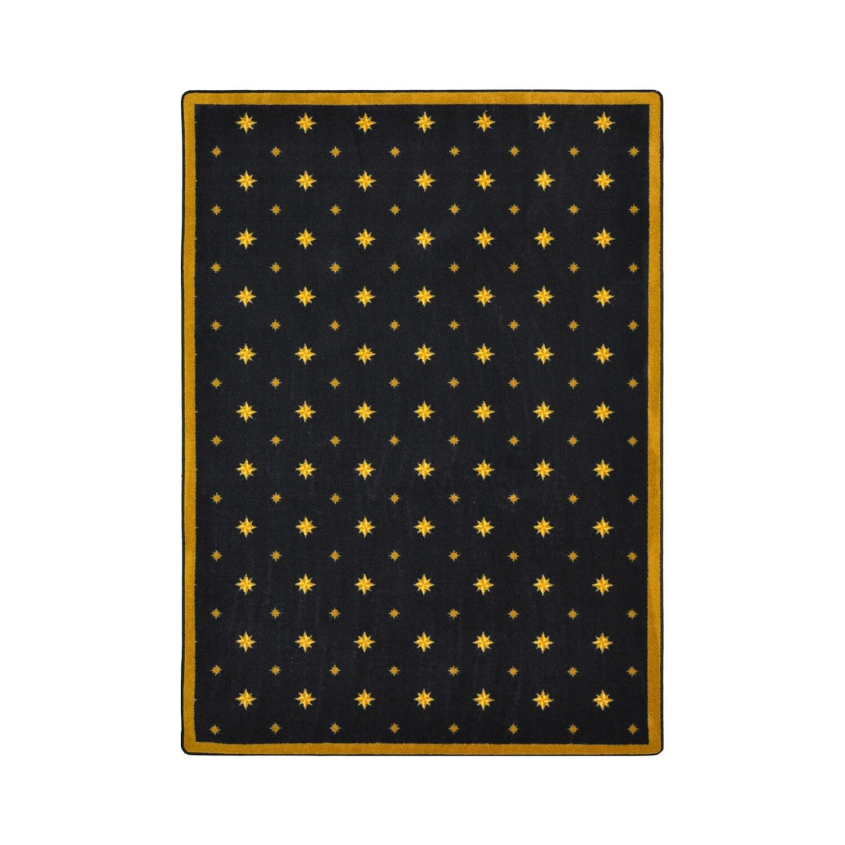 Any Day Matinee Walk of Fame Theater Area Rug by Joy Carpets – 7'8" x 10'9" (Rectangular), Nylon, Black, Model 1667D-01