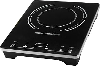 Portable Induction Cooktop, Digital Touch Control, Countertop – C1823 | Independent induction zones, soft-touch digital controls, durable glass surface, 120V, fast heat-up