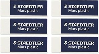 STAEDTLER Mars Plastic Eraser 52650BK (6-Pack)