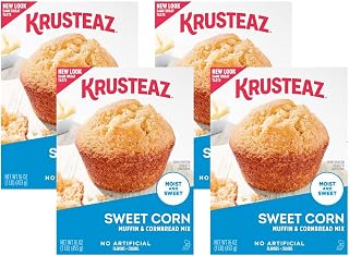 Krusteaz Sweet Corn Muffin & Cornbread Mix, 16 OZ (Pack of 4)